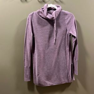 Size small thigh length sweater. Purple.